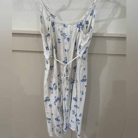 Abound Blue and White Floral Spaghetti Strap Mini Dress - Picture 5 of 6